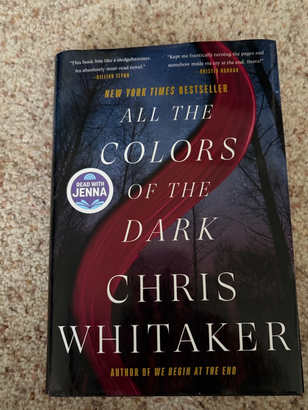 All the Colors of the Dark by Chris Whitaker hardcover novel